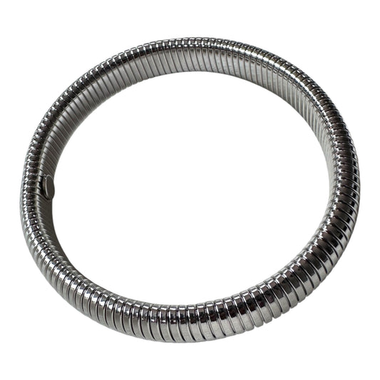 Silver Stainless Steel Segmented Unisex Bracelet