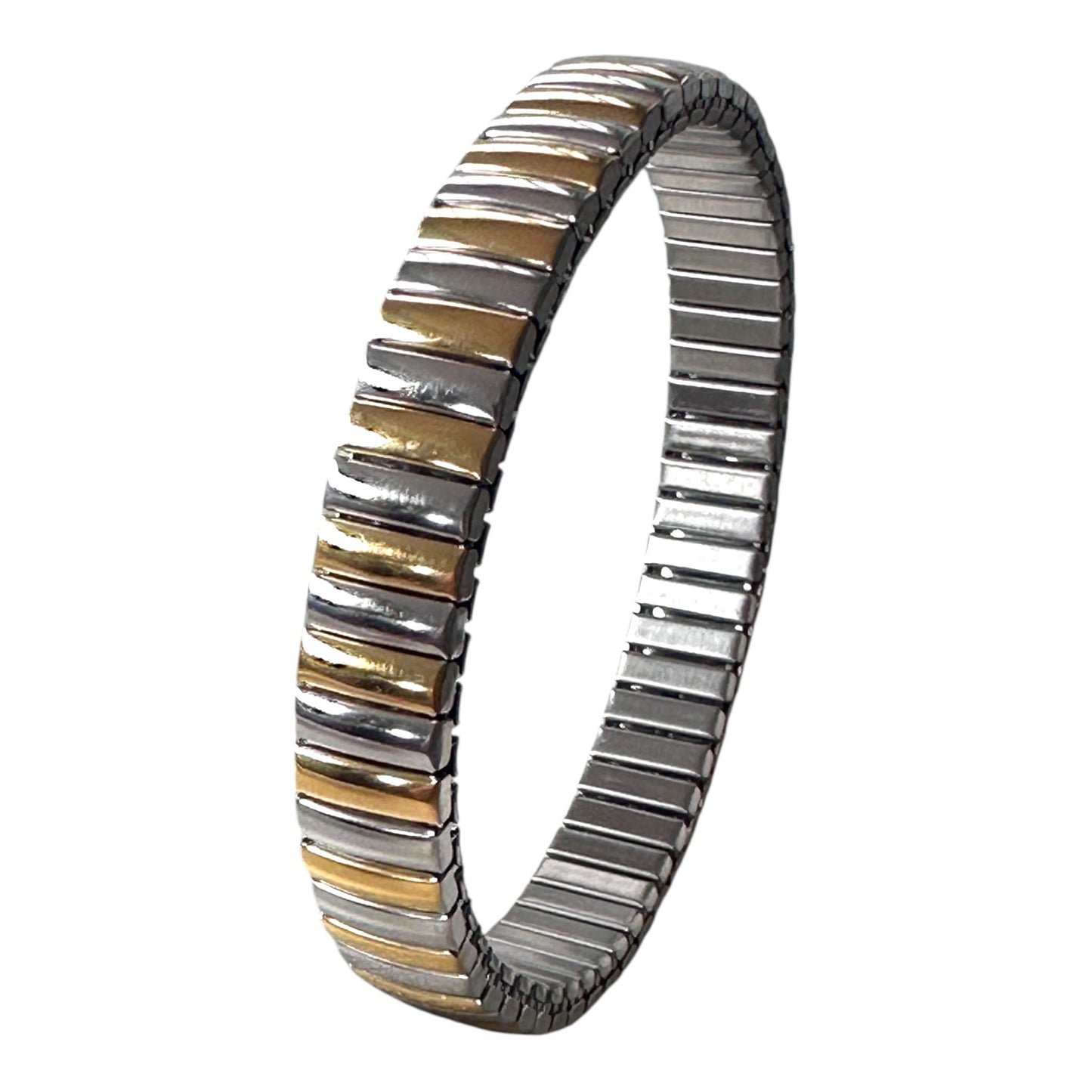 Gold and Silver Unisex Adjustable Bracelet