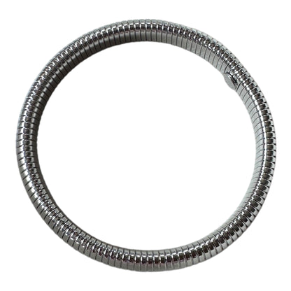 Silver Stainless Steel Segmented Unisex Bracelet