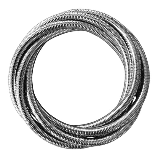 Silver Alloy Stretch Bracelet