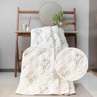 Cotton Blankets Double Bed, All Season Reversible AC Blanket 220 cm x 240 cm