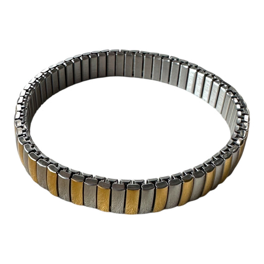 Gold and Silver Unisex Adjustable Bracelet