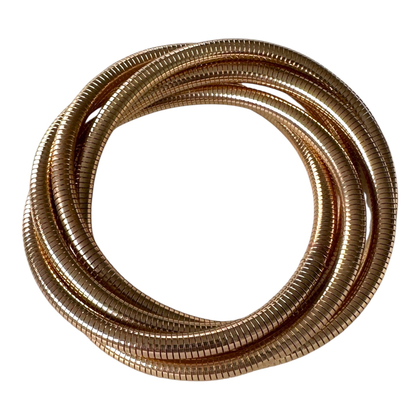 Rose Gold Alloy Stretch Bracelet
