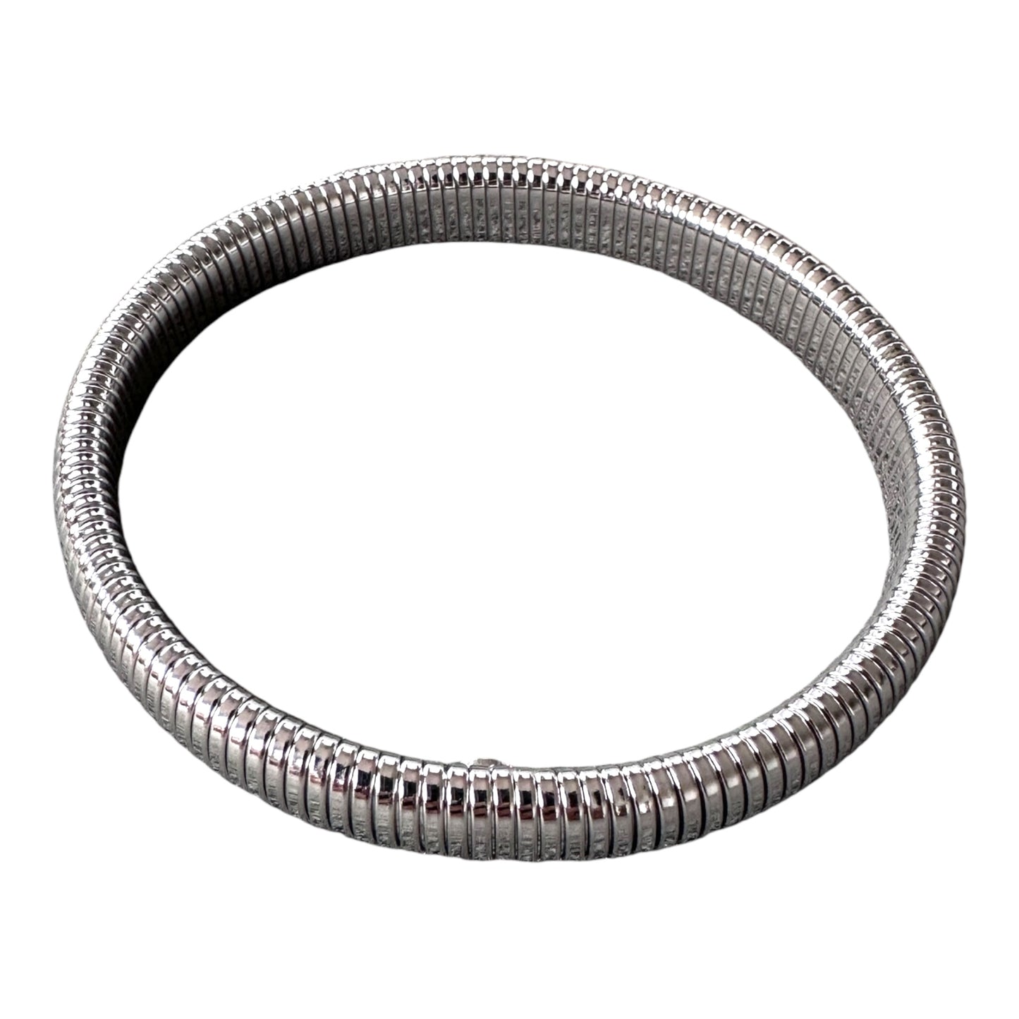 Stainless Steel Silver Stretch Bracelet