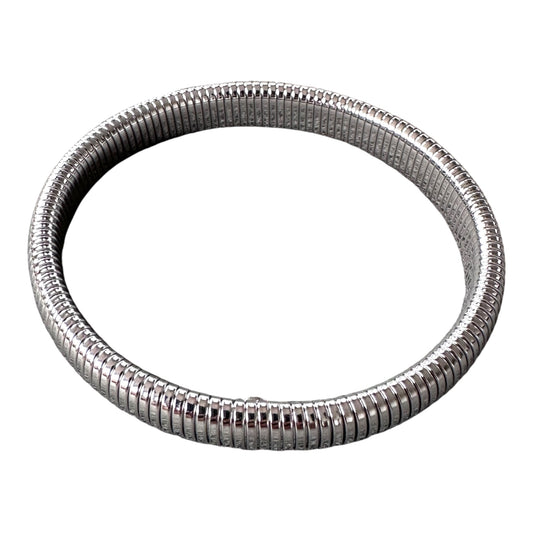 Stainless Steel Silver Stretch Bracelet
