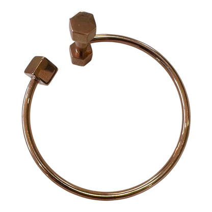 Geometric Stainless Steel Bracelet - Silver & Rose Gold plated