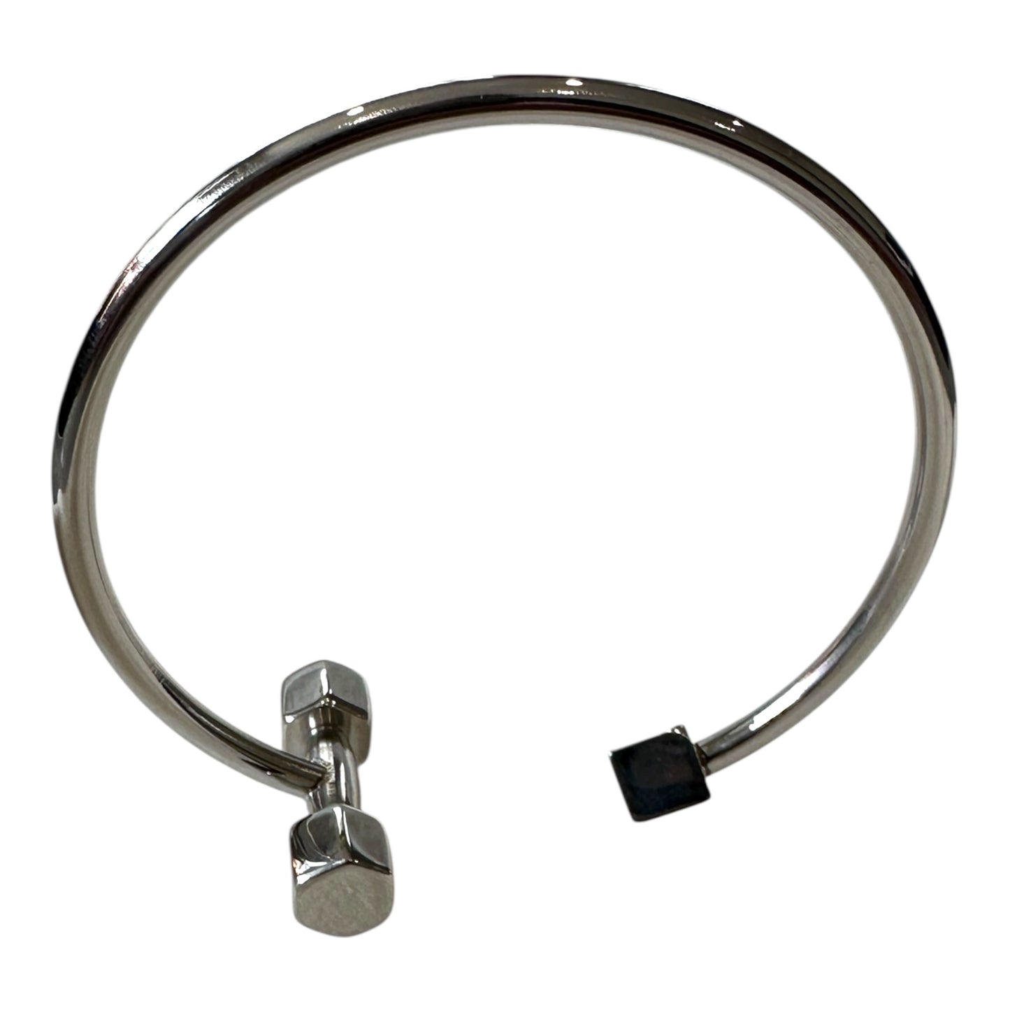Geometric Stainless Steel Bracelet - Silver & Rose Gold plated