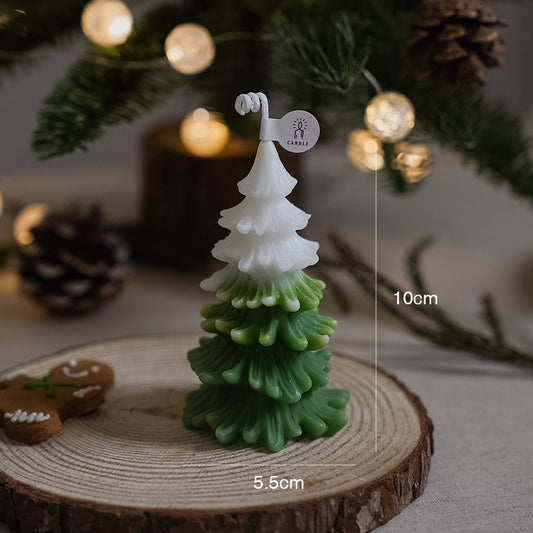 Snow Forest Tree Candle