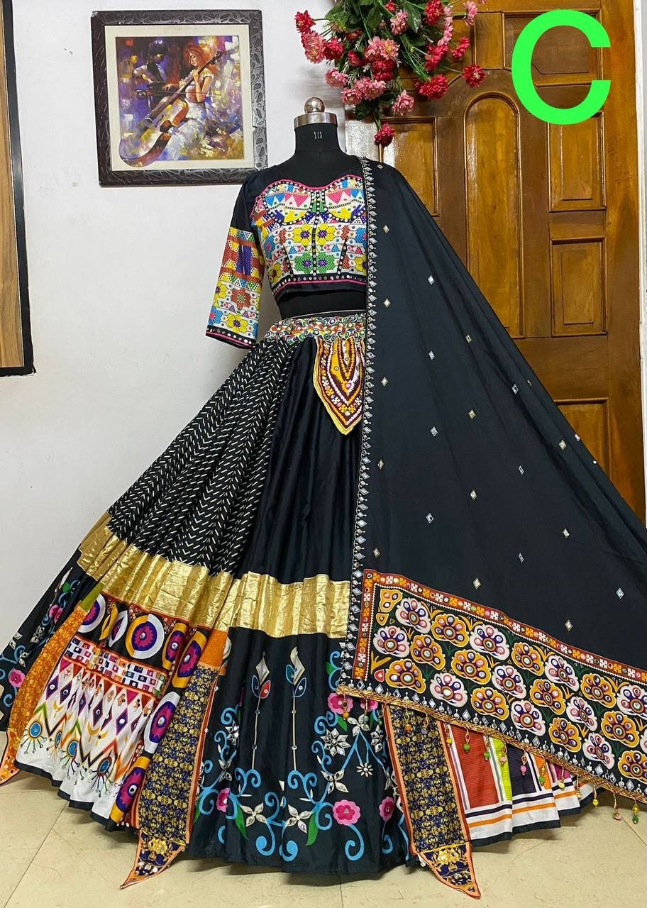 Designer Special Ghagra Choli Style Lehenga top for woman Style for Gujarati Garba