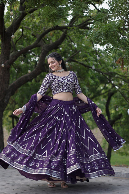Designer Heavy Lehenga choli set with dupatta for womens
