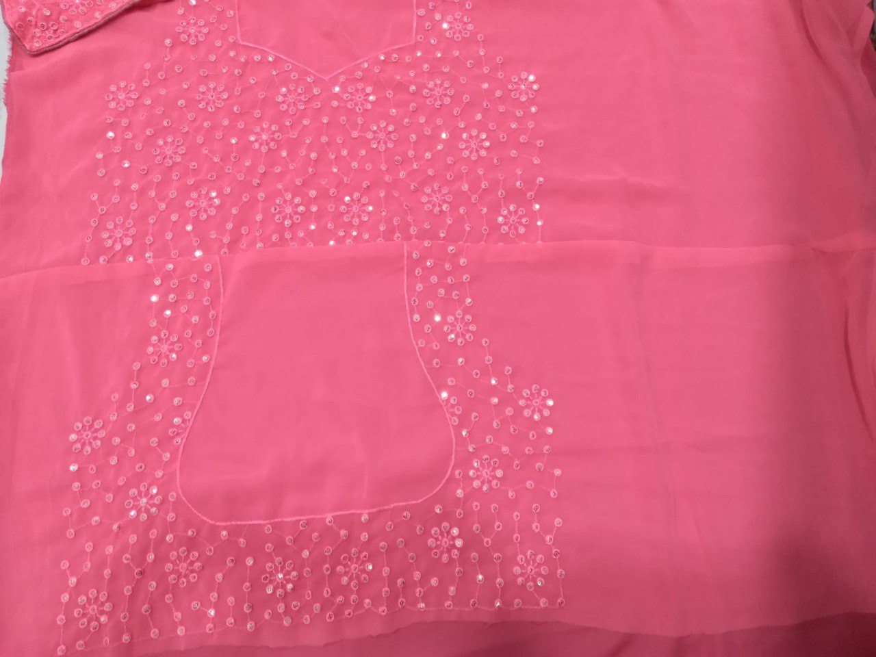 Beautiful Simple Sauber Georgette Wedding Wear Lehenga Choli